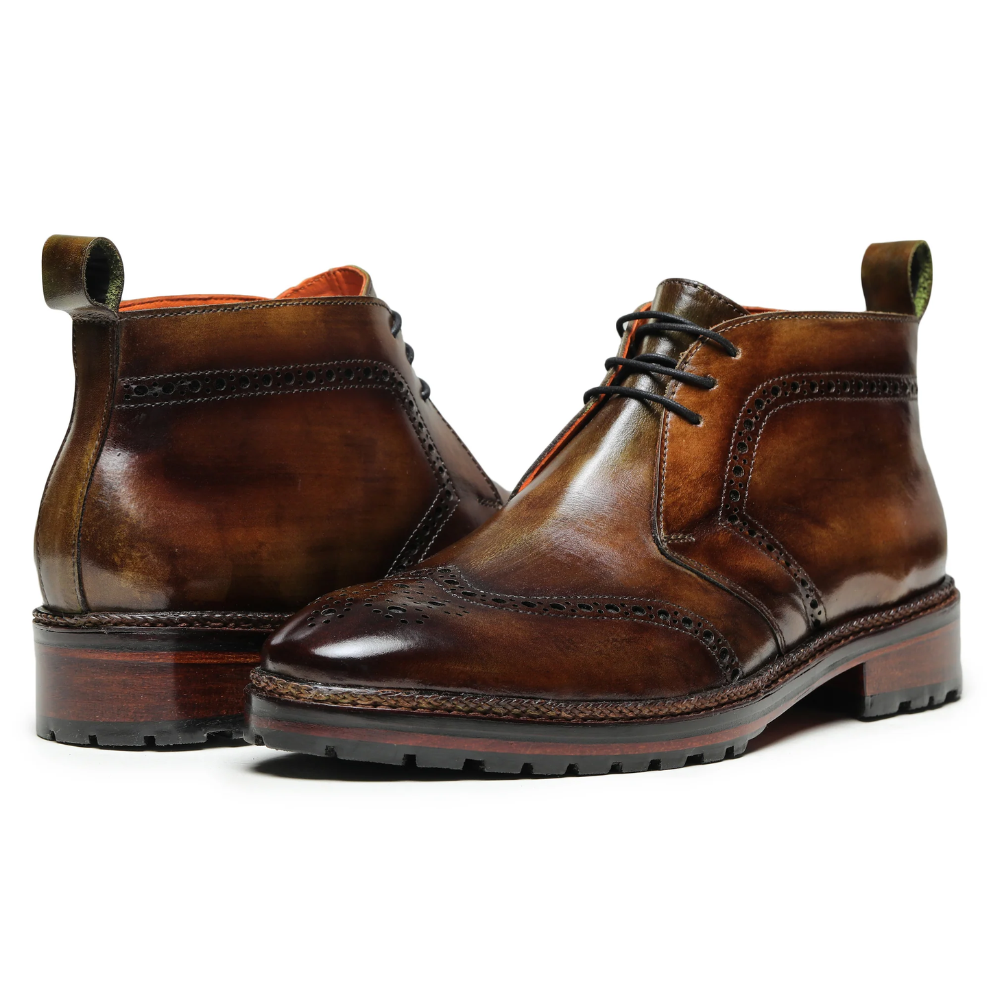 Wingtip Chukka Boots