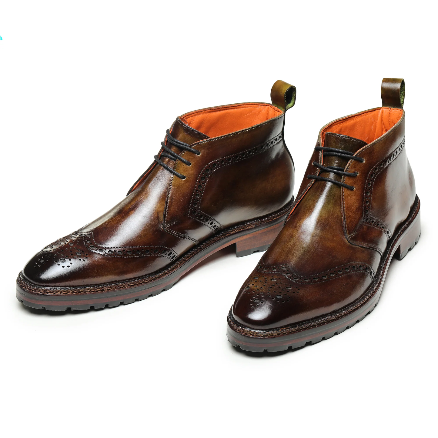Wingtip Chukka Boots