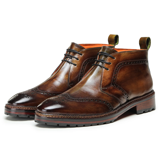 Wingtip Chukka Boots
