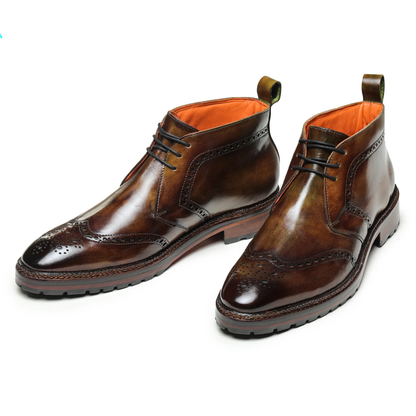 Wingtip Chukka Boots