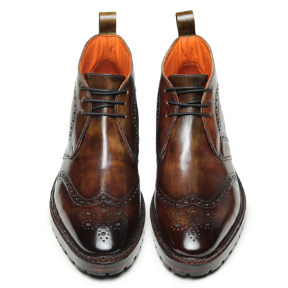 Wingtip Chukka Boots